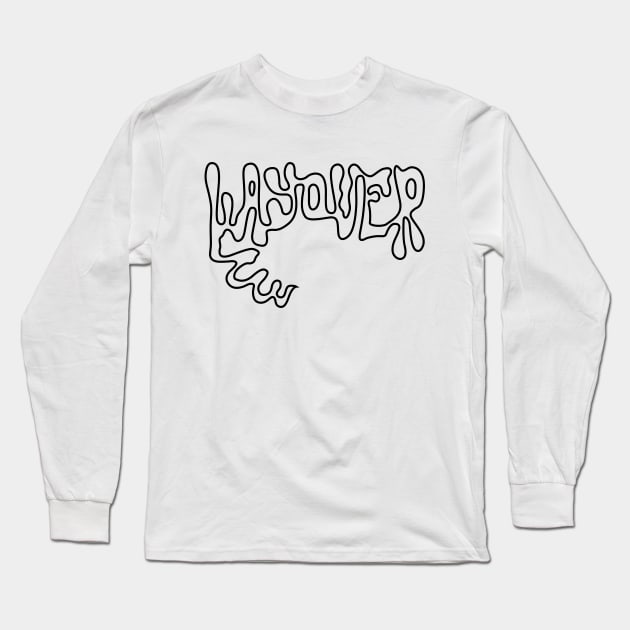 V: LAYOVER, black Long Sleeve T-Shirt by YoshFridays